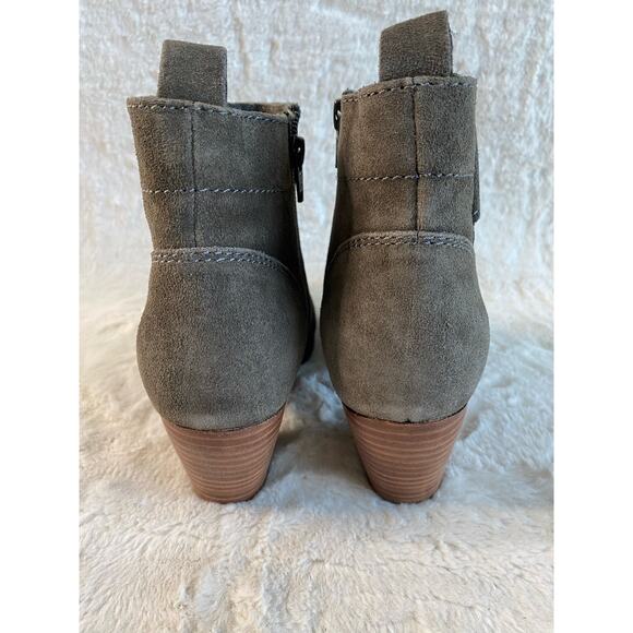 Diba Sophie Suede Gray Bootie - Picture 4 of 6